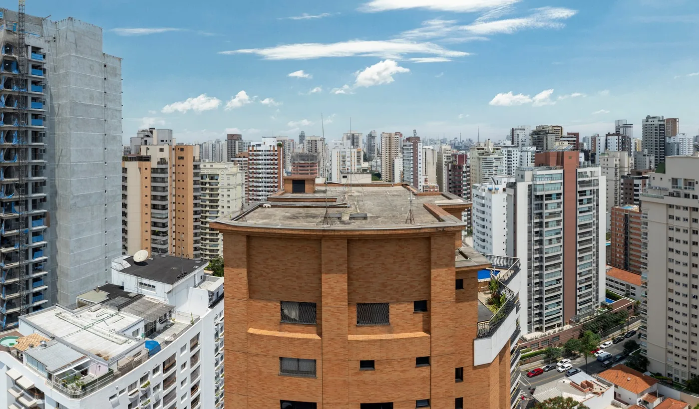 Simulação de vista — 23º andar, face Rua Aimberê — Nex One Caiubí